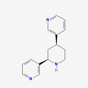 3-[(2R,4S)-2-pyridin-3-ylpiperidin-4-yl]pyridine