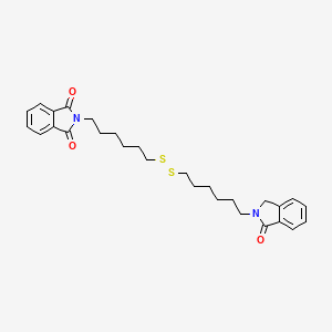 2-(6-((6-(1-Oxoisoindolin-2-yl)hexyl)disulfanyl)hexyl)isoindoline-1,3-dione