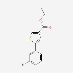 Ethyl 5-(3-fluorophenyl)thiophene-3-carboxylate