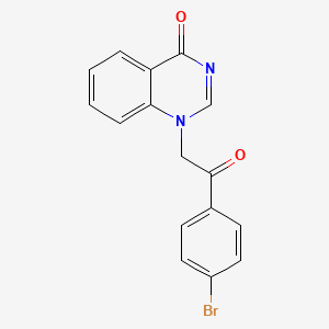 1-(2-(4-Bromophenyl)-2-oxoethyl)quinazolin-4(1H)-one