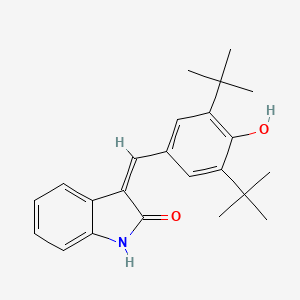 molecular formula C23H27NO2 B15132320 3-(3,5-Di-tert-butyl-4-hydroxybenzylidene)indolin-2-one 