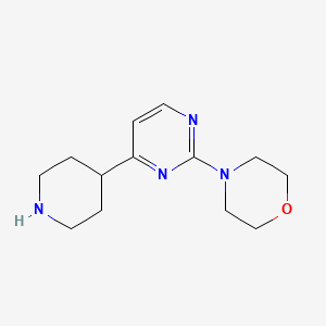 4-(4-(Piperidin-4-yl)pyrimidin-2-yl)morpholine