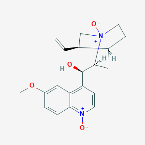 Quinine N,N'-Dioxide (7CI); Quinine Di-N-Oxide; Cinchonan-9-ol, 6'-methoxy-, 1,1'-dioxide, (8alpha,9R)-