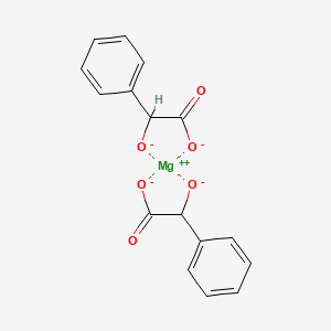 molecular formula C16H12MgO6-2 B15132355 (T-4)-Bis[|A-(hydroxy-|EO)benzeneacetato-|EO]magnesium 