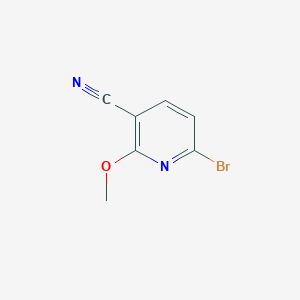 molecular formula C7H5BrN2O B1513238 6-Bromo-2-methoxynicotinonitrile CAS No. 1256790-45-0