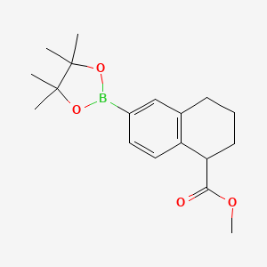 Methyl 6-(4,4,5,5-tetramethyl-1,3,2-dioxaborolan-2-yl)-1,2,3,4-tetrahydronaphthalene-1-carboxylate