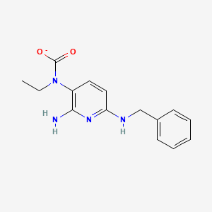 Ethyl(2-amino-6-(benzylamino)pyridin-3-yl)carbamate