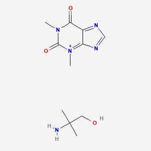 molecular formula C11H18N5O3+ B15132495 Butaphyllamine; Buthoid 