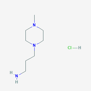 molecular formula C8H20ClN3 B1513250 3-(4-Methylpiperazin-1-yl)propan-1-amine hydrochloride CAS No. 216144-65-9