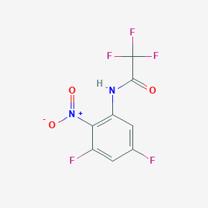 N-(3,5-difluoro-2-nitrophenyl)-2,2,2-trifluoroacetamide