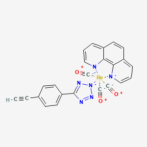 (OC-6-33)-tricarbonyl[5-(4-ethynylphenyl)-2H-tetrazolato-kappaN2](1,10-phenanthroline-kappaN1,kappaN10)-rhenium