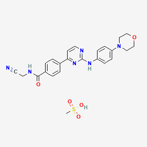 molecular formula C24H26N6O5S B1513256 momelotinib Mesylate CAS No. 1056636-07-7