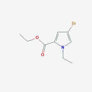 molecular formula C9H12BrNO2 B1513261 Ethyl 4-bromo-1-ethyl-1H-pyrrole-2-carboxylate 