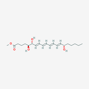 methyl (5S,6R,7E,9E,11E,13E,15S)-5,6,15-trihydroxyicosa-7,9,11,13-tetraenoate