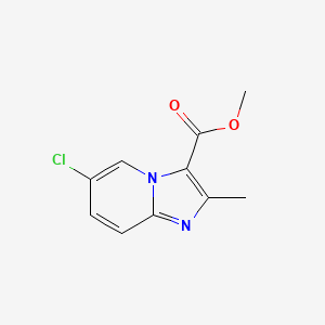 molecular formula C10H9ClN2O2 B15132754 Methyl 6-chloro-2-methylimidazo[1,2-a]pyridine-3-carboxylate 