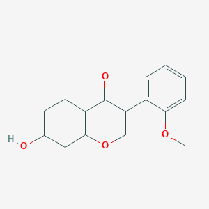 7-Hydroxy-3-(2-methoxyphenyl)-4a,5,6,7,8,8a-hexahydrochromen-4-one