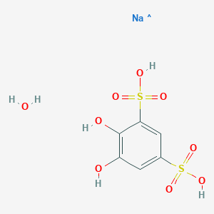 molecular formula C6H8NaO9S2 B15132797 Tiron free acid hydrate sodium 