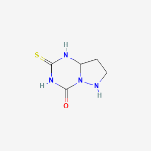 2-sulfanylidene-6,7,8,8a-tetrahydro-1H-pyrazolo[1,5-a][1,3,5]triazin-4-one