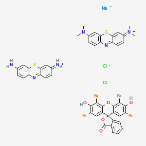 molecular formula C48H36Br4Cl2N6NaO5S2 B15132842 CID 156592292 