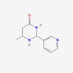 6-Methyl-2-pyridin-3-yl-1,3-diazinan-4-one