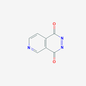 molecular formula C7H3N3O2 B15132896 Pyrido[3,4-d]pyridazine-1,4-dione CAS No. 91533-16-3