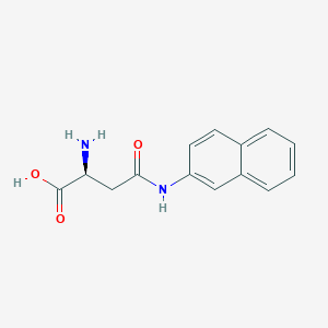 molecular formula C14H14N2O3 B15132911 (2S)-2-Amino-4-(naphthalen-2-ylamino)-4-oxobutanoic acid 