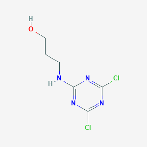 3-[(Dichloro-1,3,5-triazin-2-yl)amino]propan-1-ol