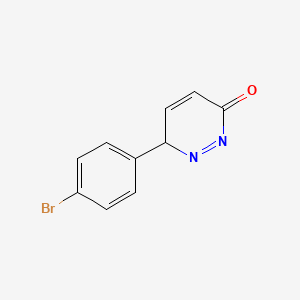 molecular formula C10H7BrN2O B15133016 3-(4-bromophenyl)-3H-pyridazin-6-one 