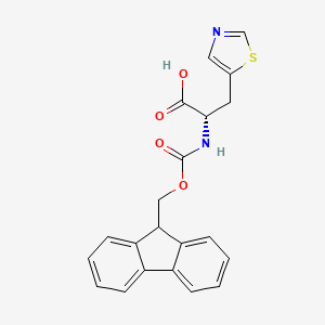 (2S)-2-(9H-fluoren-9-ylmethoxycarbonylamino)-3-(1,3-thiazol-5-yl)propanoic acid