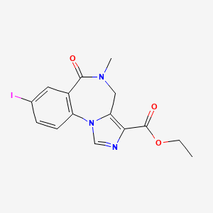 8-Iodo-5-methyl-6-oxo-5,6-dihydro-4H-imidazo[1,5-a][1,4]benzodiazepine-3-carboxylic acid ethyl ester