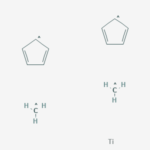 molecular formula C12H16Ti B15133095 Titanium, bis(eta5-2,4-cyclopentadien-1-yl)dimethyl- 