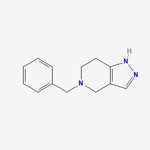 molecular formula C13H15N3 B1513315 5-Benzyl-4,5,6,7-tetrahydro-1H-pyrazolo[4,3-c]pyridine CAS No. 35005-71-1