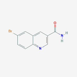 molecular formula C10H7BrN2O B1513317 6-Bromoquinoline-3-carboxamide CAS No. 1296950-96-3