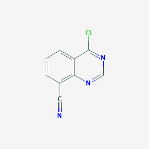 molecular formula C9H4ClN3 B1513334 4-Chloroquinazoline-8-carbonitrile CAS No. 1231761-54-8