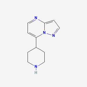 4-{Pyrazolo[1,5-A]pyrimidin-7-YL}piperidine