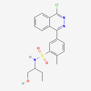 5-(4-chlorophthalazin-1-yl)-N-(1-hydroxybutan-2-yl)-2-methylbenzenesulfonamide