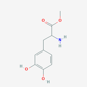 molecular formula C10H13NO4 B15133416 Methyl 2-amino-3-(3,4-dihydroxyphenyl)propanoate CAS No. 41439-83-2