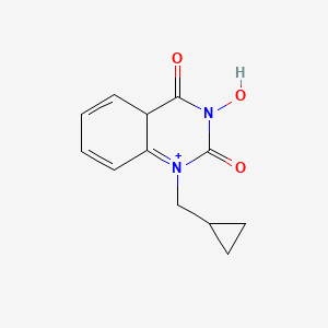 1-(cyclopropylmethyl)-3-hydroxyquinazoline-2,4(1H,3H)-dione (2)