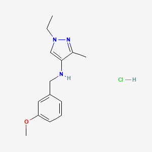 1-Ethyl-N-(3-methoxybenzyl)-3-methyl-1H-pyrazol-4-amine