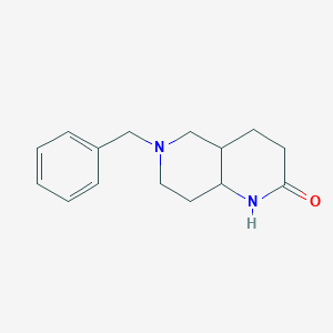 6-Benzyl-1,3,4,4a,5,7,8,8a-octahydro-1,6-naphthyridin-2-one