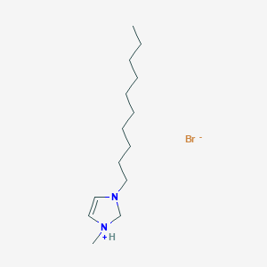 molecular formula C14H29BrN2 B15133619 3-decyl-1-methyl-1,2-dihydroimidazol-1-ium;bromide 