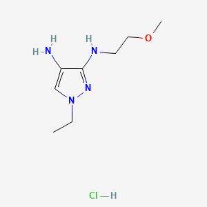 1-ethyl-N~3~-(2-methoxyethyl)-1H-pyrazole-3,4-diamine