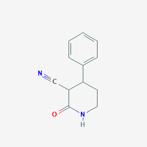 molecular formula C12H12N2O B15133631 3-Pyridinecarbonitrile, 1,2-dihydro-2-oxo-4-phenyl- 