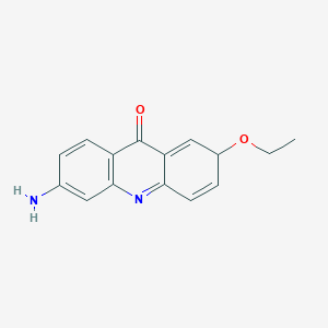 molecular formula C15H14N2O2 B15133660 6-amino-2-ethoxy-2H-acridin-9-one 