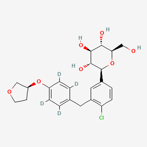 molecular formula C23H27ClO7 B15133737 Empagliflozin-d4 