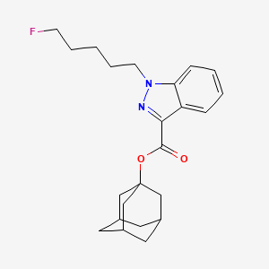 molecular formula C23H29FN2O2 B15133780 Adamantan-1-yl 1-(5-fluoropentyl)-1h-indazole-3-carboxylate CAS No. 2365471-88-9