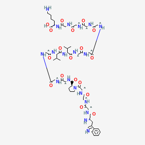 molecular formula C57H76N19O18 B15133782 Myelin Oligodendrocyte Glycoprotein (35-55) 