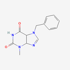 7-Benzyl-3-methyl-4,5-dihydropurine-2,6-dione