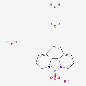 molecular formula C12H14KN2O8V-5 B15133839 bpV(phen)(PotassiumHydrate) 