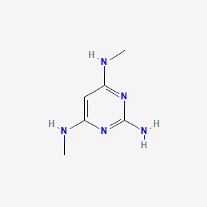 molecular formula C6H11N5 B1513387 N4,N6-dimethyl-pyrimidine-2,4,6-triamine 